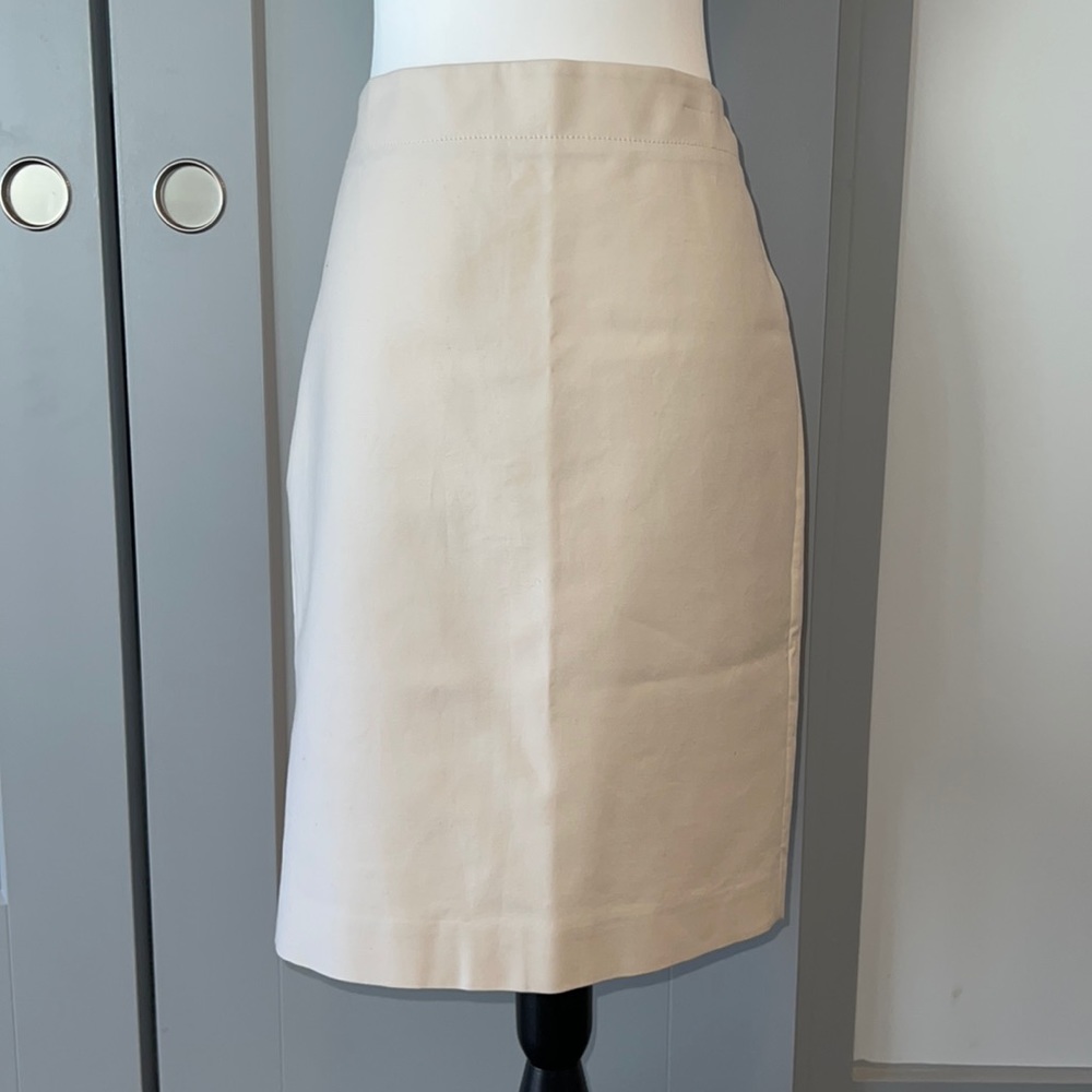 J. Crew No. 2 Pencil skirt in Natural color
